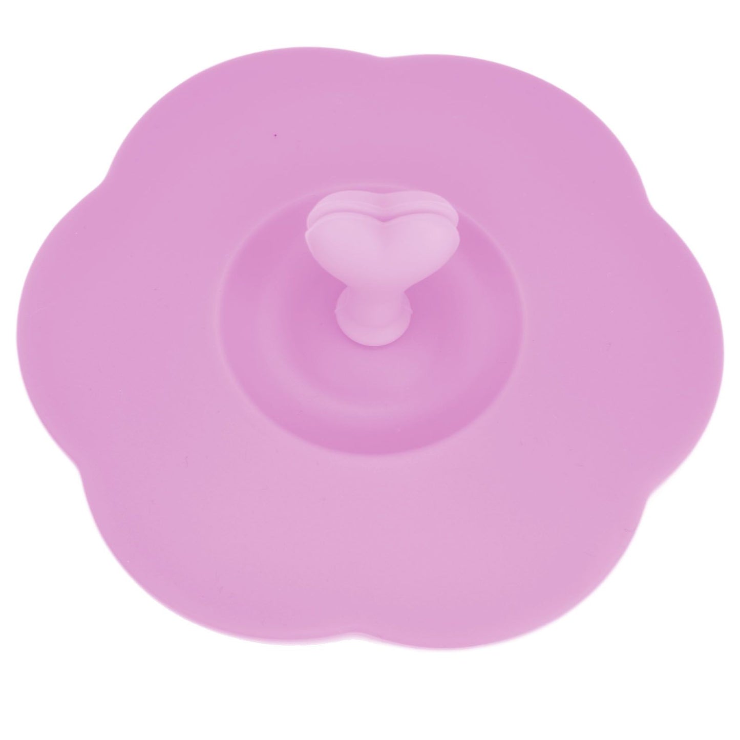 Silicone Lid Dustproof Heat Resistant Hot and Cold Beverage Cup Lid for Kitchen HomePink V1294-YM0523-3118210244312