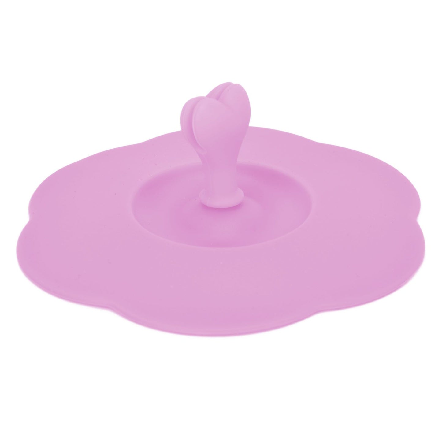 Silicone Lid Dustproof Heat Resistant Hot and Cold Beverage Cup Lid for Kitchen HomePink V1294-YM0523-3118210244312