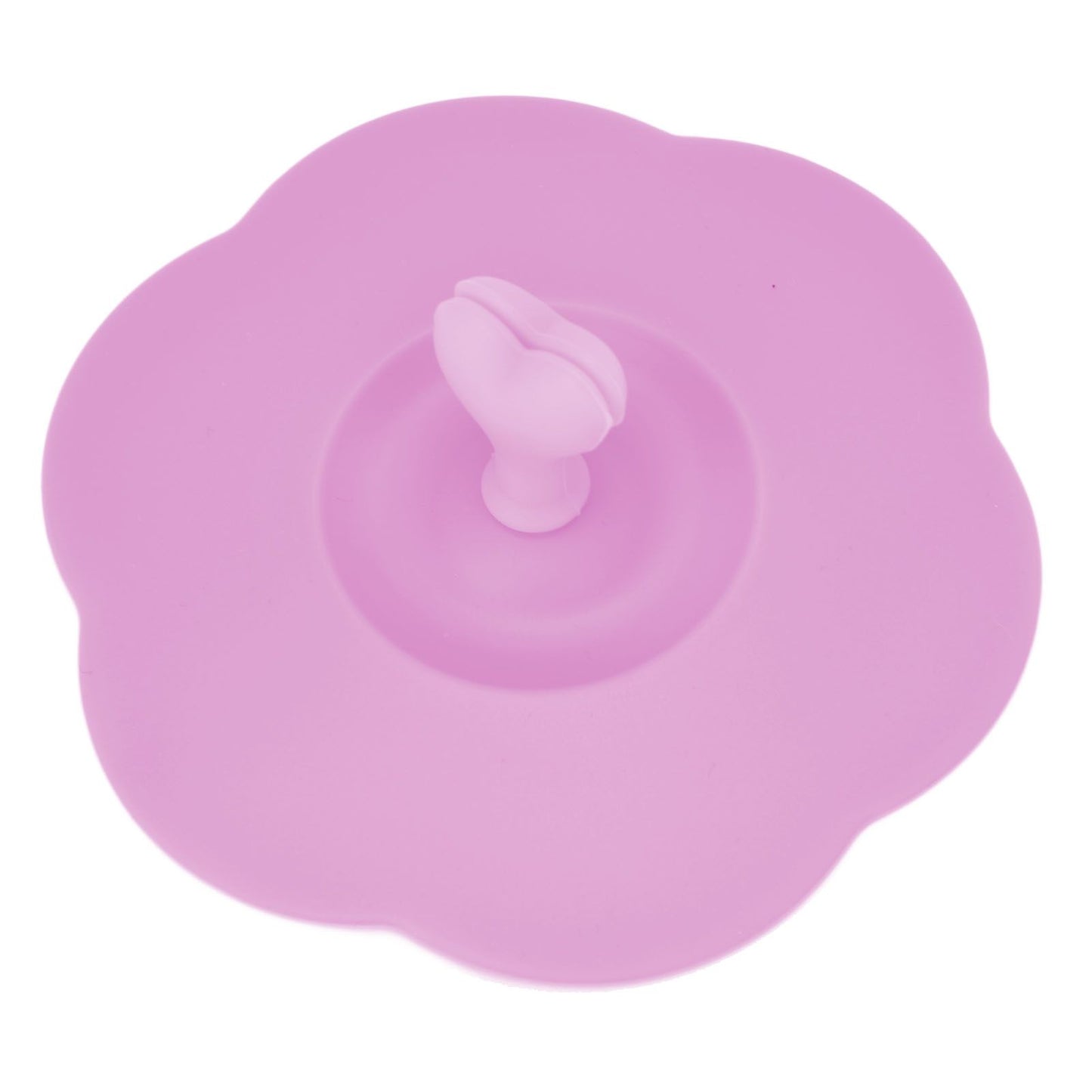 Silicone Lid Dustproof Heat Resistant Hot and Cold Beverage Cup Lid for Kitchen HomePink V1294-YM0523-3118210244312