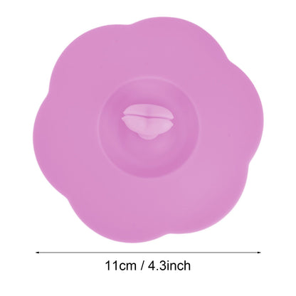 Silicone Lid Dustproof Heat Resistant Hot and Cold Beverage Cup Lid for Kitchen HomePink V1294-YM0523-3118210244312