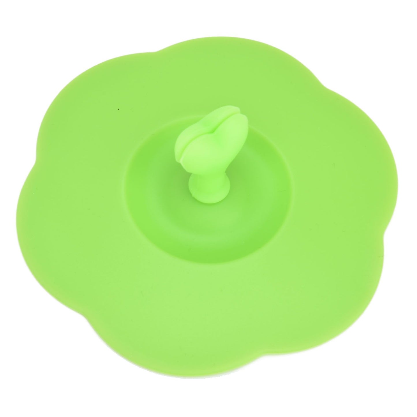 Silicone Lid Dustproof Heat Resistant Hot and Cold Beverage Cup Lid for Kitchen HomeGreen V1294-YM0523-3118210244314