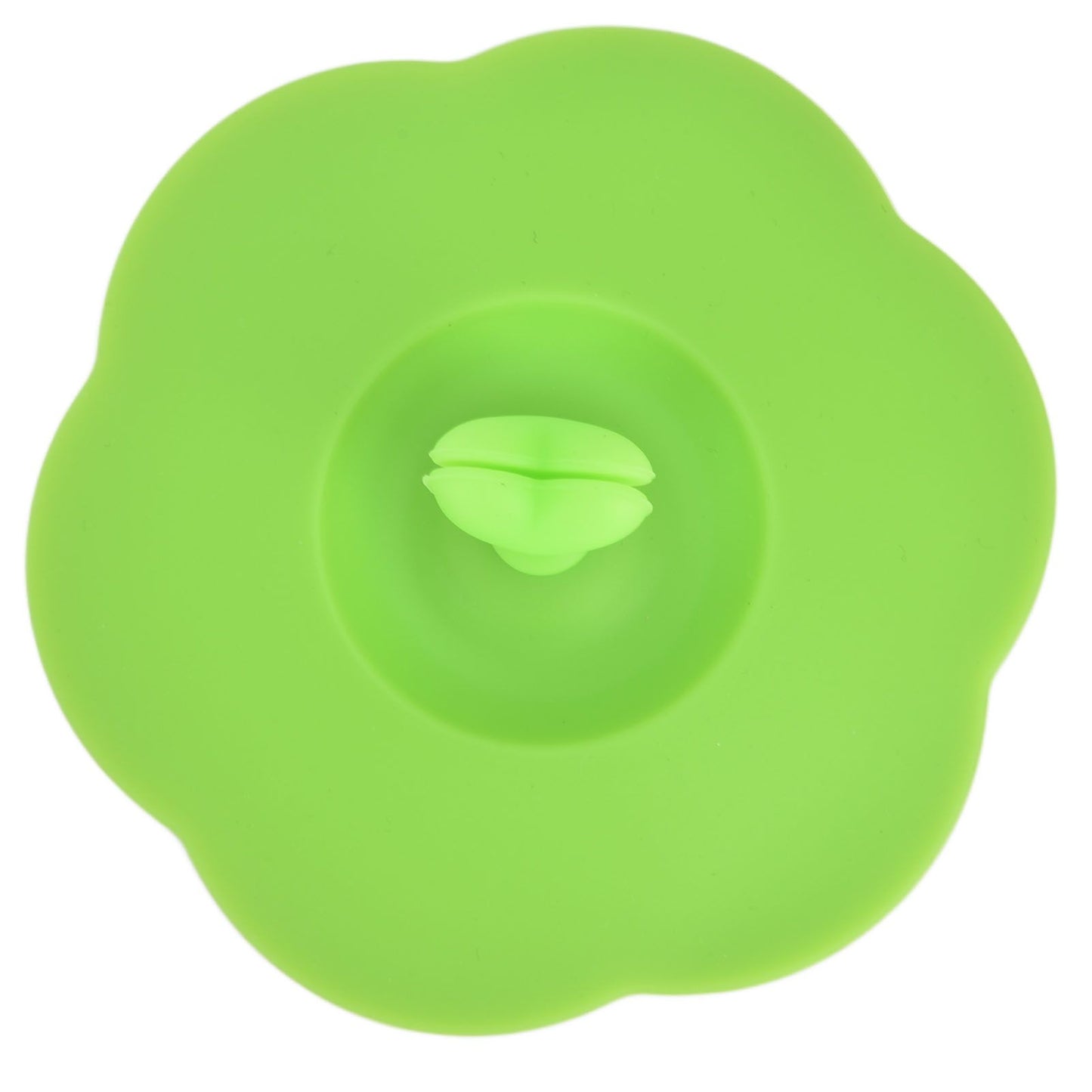 Silicone Lid Dustproof Heat Resistant Hot and Cold Beverage Cup Lid for Kitchen HomeGreen V1294-YM0523-3118210244314