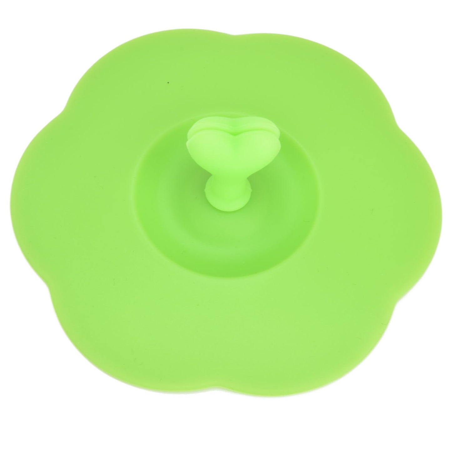 Silicone Lid Dustproof Heat Resistant Hot and Cold Beverage Cup Lid for Kitchen HomeGreen V1294-YM0523-3118210244314