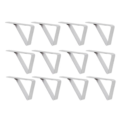 12Pcs Tablecloth Clip Stainless Steel Triangle Tablecloth Garden Dining Table Tablecloth Clip Picnics V1294-YM0523-3118210245211