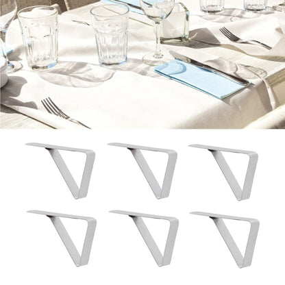 12Pcs Tablecloth Clip Stainless Steel Triangle Tablecloth Garden Dining Table Tablecloth Clip Picnics V1294-YM0523-3118210245211