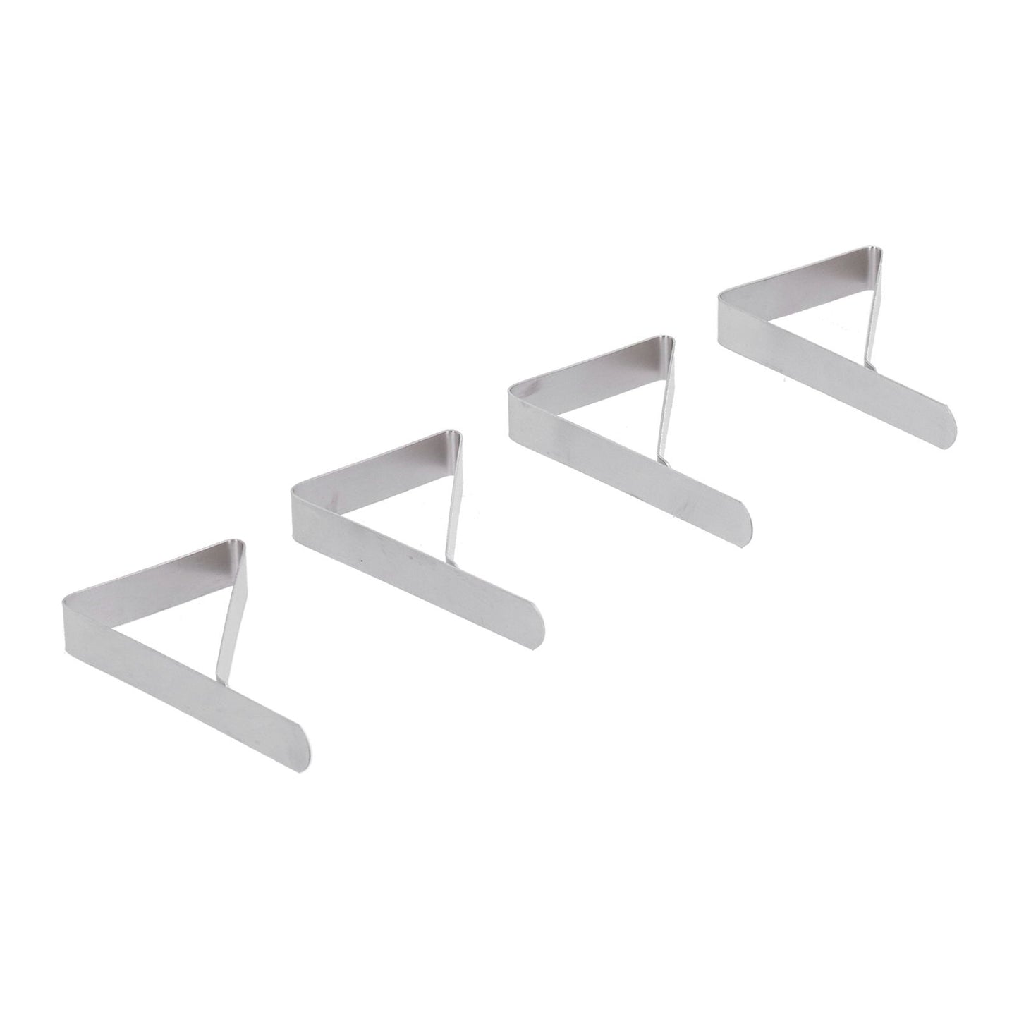 12Pcs Tablecloth Clip Stainless Steel Triangle Tablecloth Garden Dining Table Tablecloth Clip Picnics V1294-YM0523-3118210245211