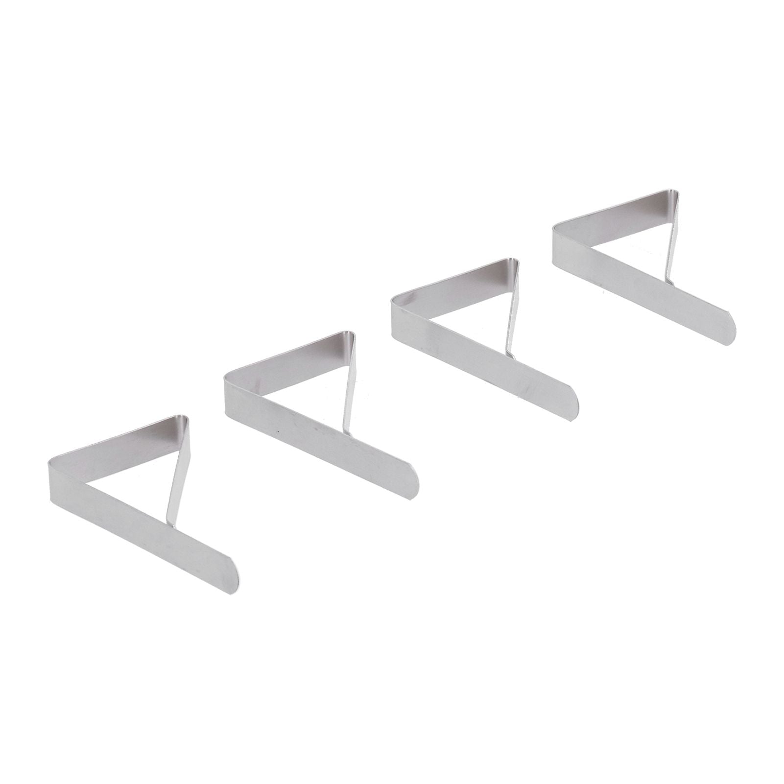 12Pcs Tablecloth Clip Stainless Steel Triangle Tablecloth Garden Dining Table Tablecloth Clip Picnics V1294-YM0523-3118210245211