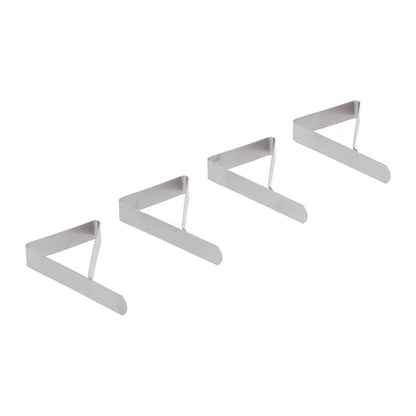 12Pcs Tablecloth Clip Stainless Steel Triangle Tablecloth Garden Dining Table Tablecloth Clip Picnics V1294-YM0523-3118210245211