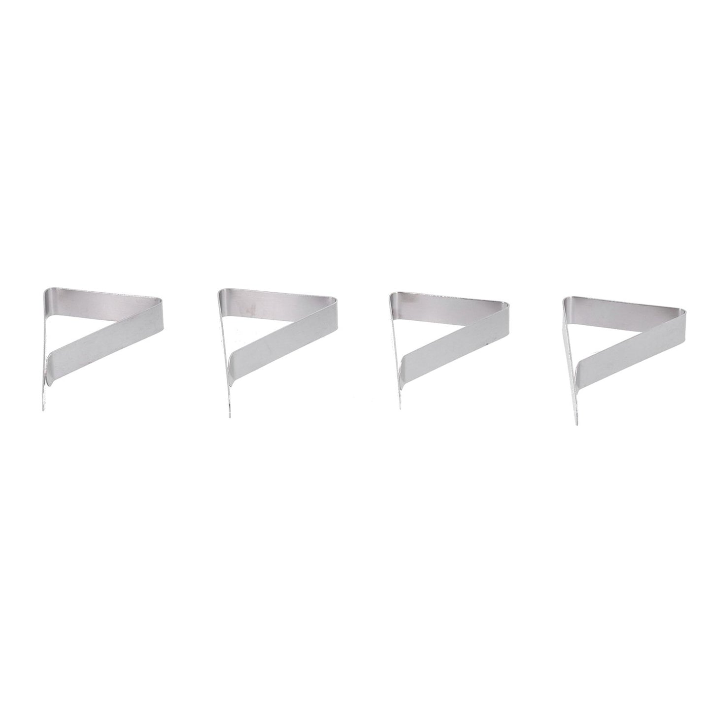 12Pcs Tablecloth Clip Stainless Steel Triangle Tablecloth Garden Dining Table Tablecloth Clip Picnics V1294-YM0523-3118210245211