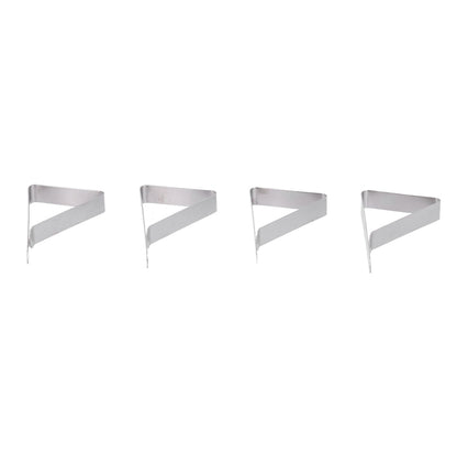 12Pcs Tablecloth Clip Stainless Steel Triangle Tablecloth Garden Dining Table Tablecloth Clip Picnics V1294-YM0523-3118210245211