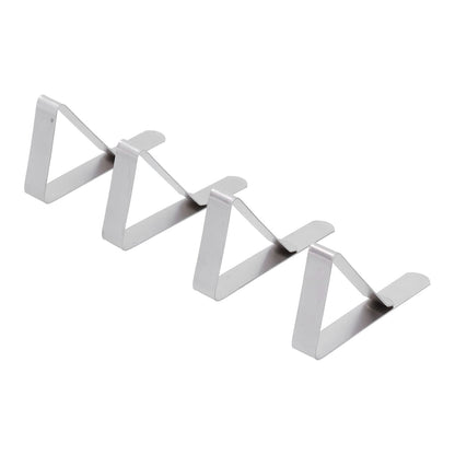 12Pcs Tablecloth Clip Stainless Steel Triangle Tablecloth Garden Dining Table Tablecloth Clip Picnics V1294-YM0523-3118210245211