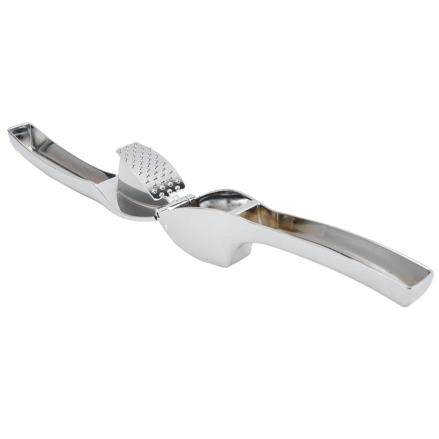 Garlic Press Zinc Alloy Sturdy Ergonomic Design Ginger Masher for Kitchen Crushing Tool V1294-YM0523-3118210265911