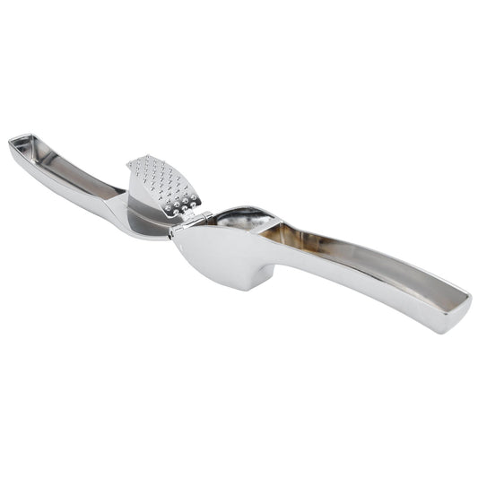 Garlic Press Zinc Alloy Sturdy Ergonomic Design Ginger Masher for Kitchen Crushing Tool V1294-YM0523-3118210265911