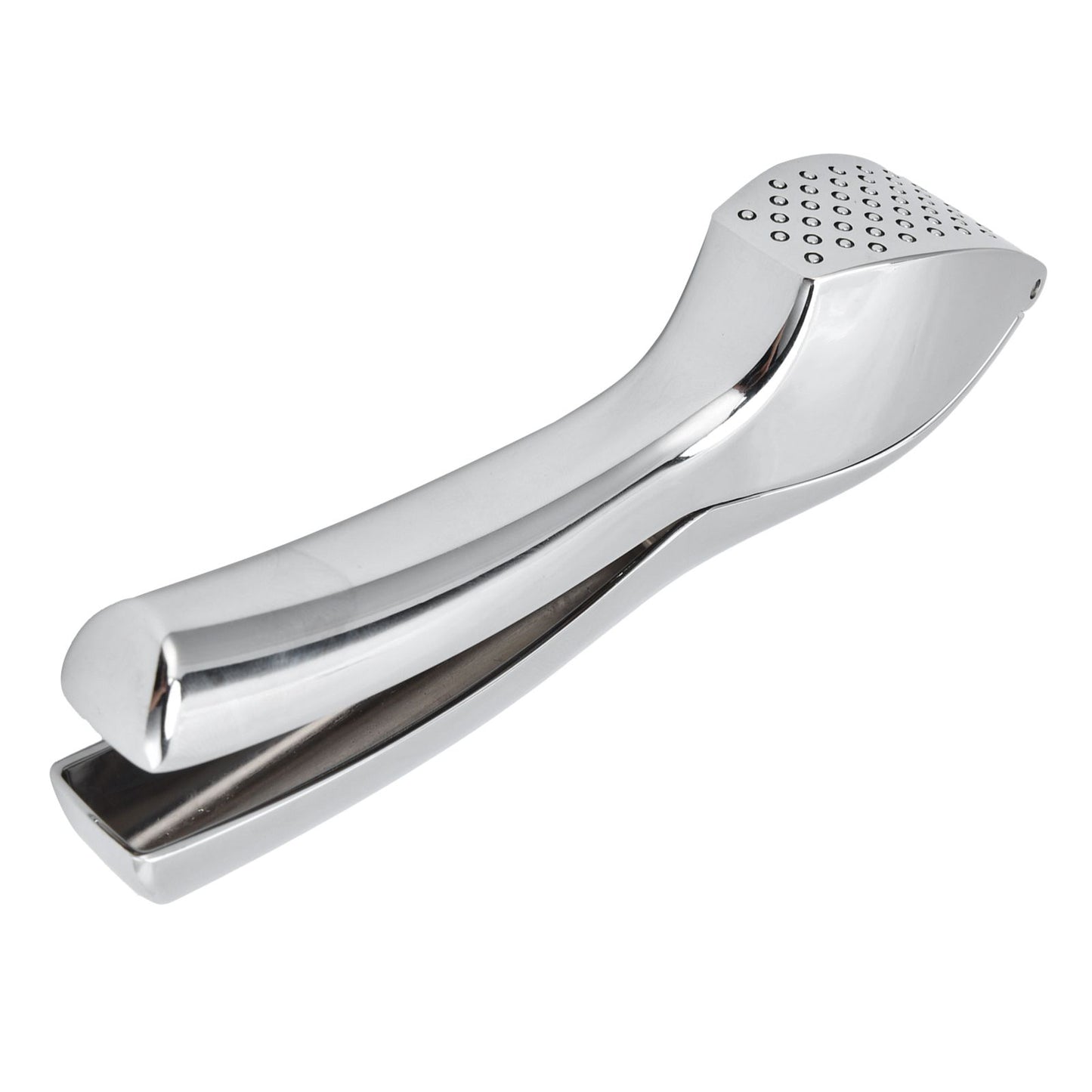 Garlic Press Zinc Alloy Sturdy Ergonomic Design Ginger Masher for Kitchen Crushing Tool V1294-YM0523-3118210265911