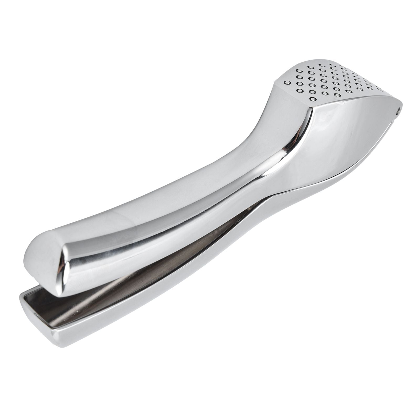 Garlic Press Zinc Alloy Sturdy Ergonomic Design Ginger Masher for Kitchen Crushing Tool V1294-YM0523-3118210265911
