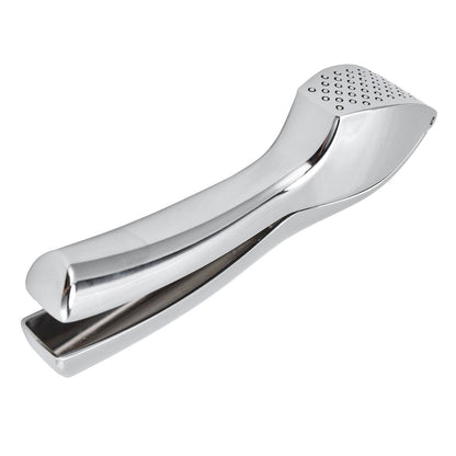 Garlic Press Zinc Alloy Sturdy Ergonomic Design Ginger Masher for Kitchen Crushing Tool V1294-YM0523-3118210265911