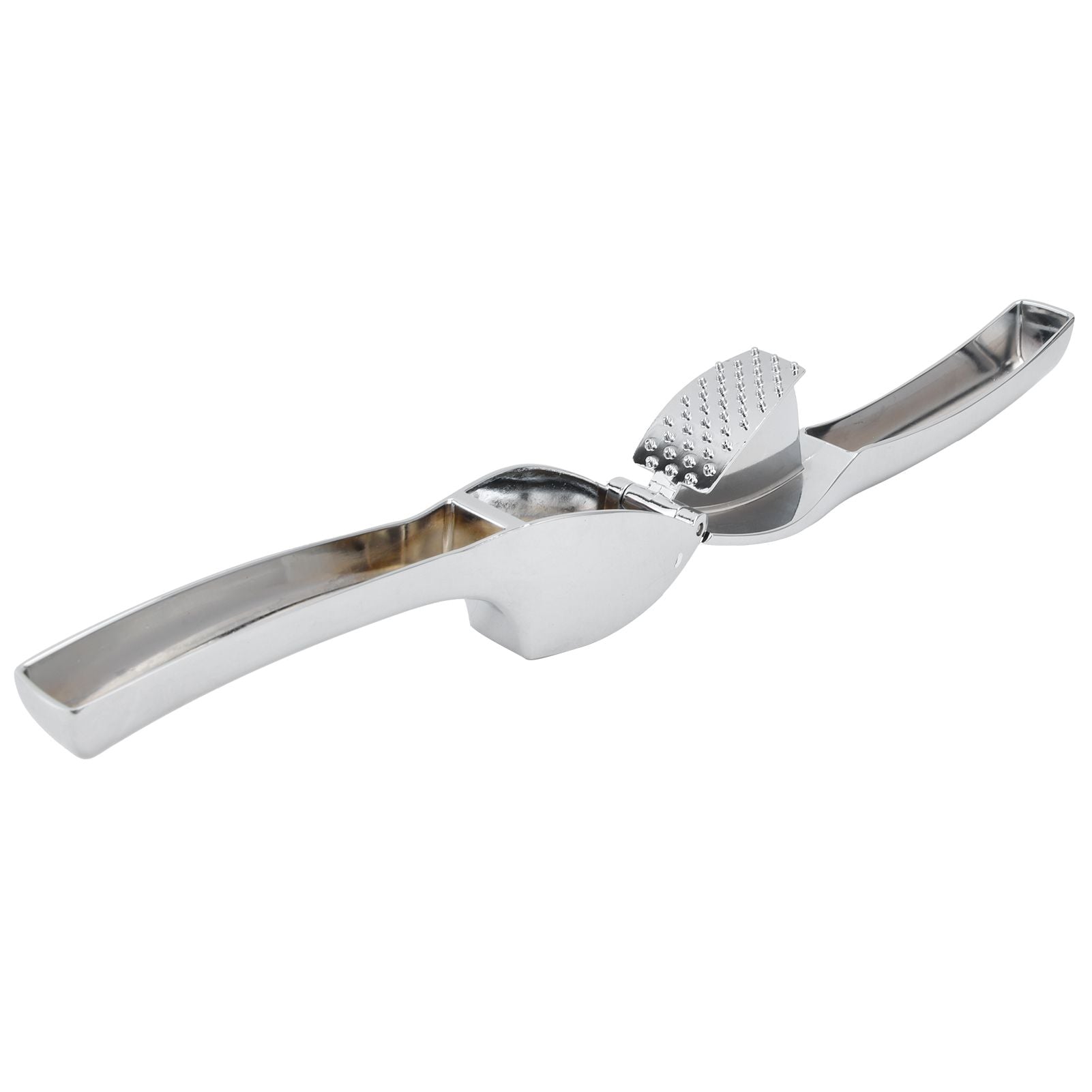 Garlic Press Zinc Alloy Sturdy Ergonomic Design Ginger Masher for Kitchen Crushing Tool V1294-YM0523-3118210265911