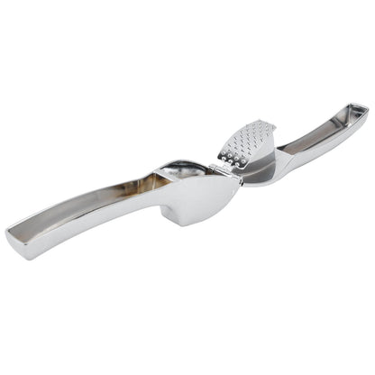 Garlic Press Zinc Alloy Sturdy Ergonomic Design Ginger Masher for Kitchen Crushing Tool V1294-YM0523-3118210265911