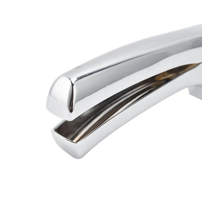 Garlic Press Zinc Alloy Sturdy Ergonomic Design Ginger Masher for Kitchen Crushing Tool V1294-YM0523-3118210265911