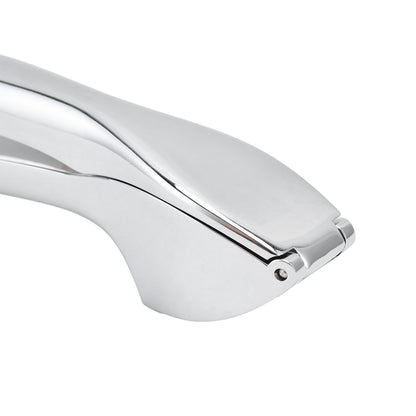 Garlic Press Zinc Alloy Sturdy Ergonomic Design Ginger Masher for Kitchen Crushing Tool V1294-YM0523-3118210265911