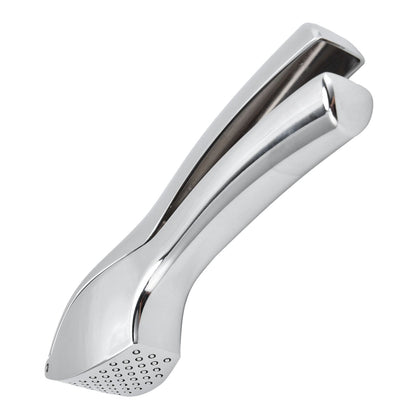 Garlic Press Zinc Alloy Sturdy Ergonomic Design Ginger Masher for Kitchen Crushing Tool V1294-YM0523-3118210265911
