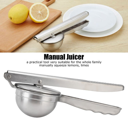 Stainless Steel Lemon Squeezer Anticorrosive Durable Portable Manual Citrus Lemon Juicer V1294-YM0523-3118210269011