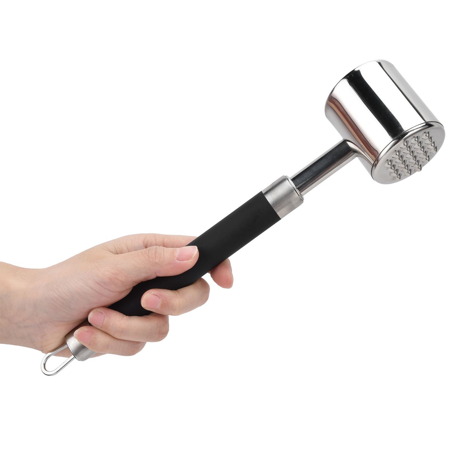 Loose Meat Hammer Stainless Steel Pork Chop Steak Tenderizer Hammer for Kitchen Tools V1294-YM0523-3118210269111