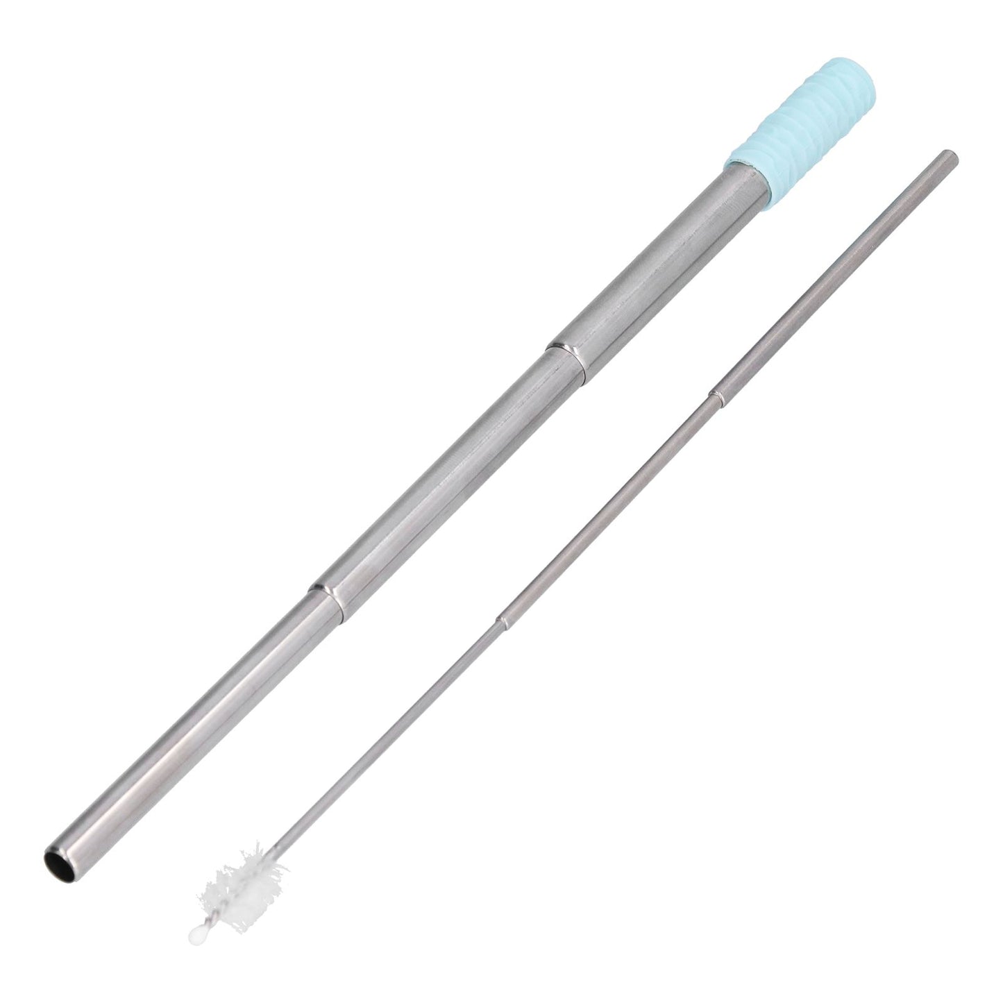 304 Stainless Steel Collapsible Straw Portable Foldable Drinking Straw Durable and Light for Coffee and V1294-YM0523-3118210279911