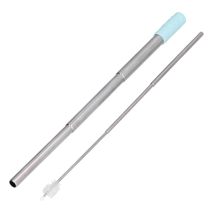 304 Stainless Steel Collapsible Straw Portable Foldable Drinking Straw Durable and Light for Coffee and V1294-YM0523-3118210279911