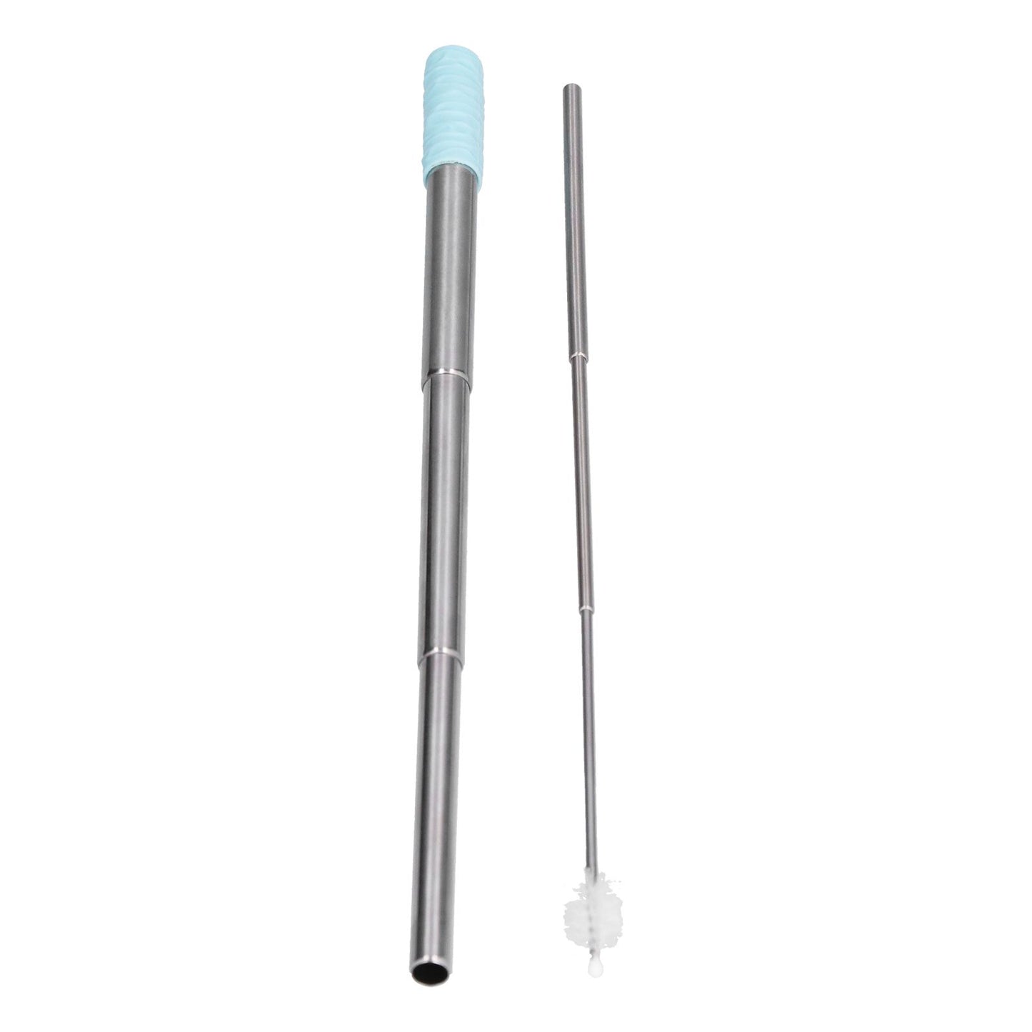 304 Stainless Steel Collapsible Straw Portable Foldable Drinking Straw Durable and Light for Coffee and V1294-YM0523-3118210279911