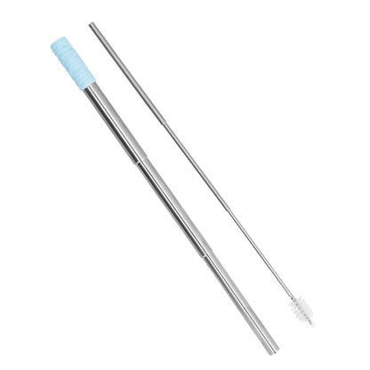 304 Stainless Steel Collapsible Straw Portable Foldable Drinking Straw Durable and Light for Coffee and V1294-YM0523-3118210279911