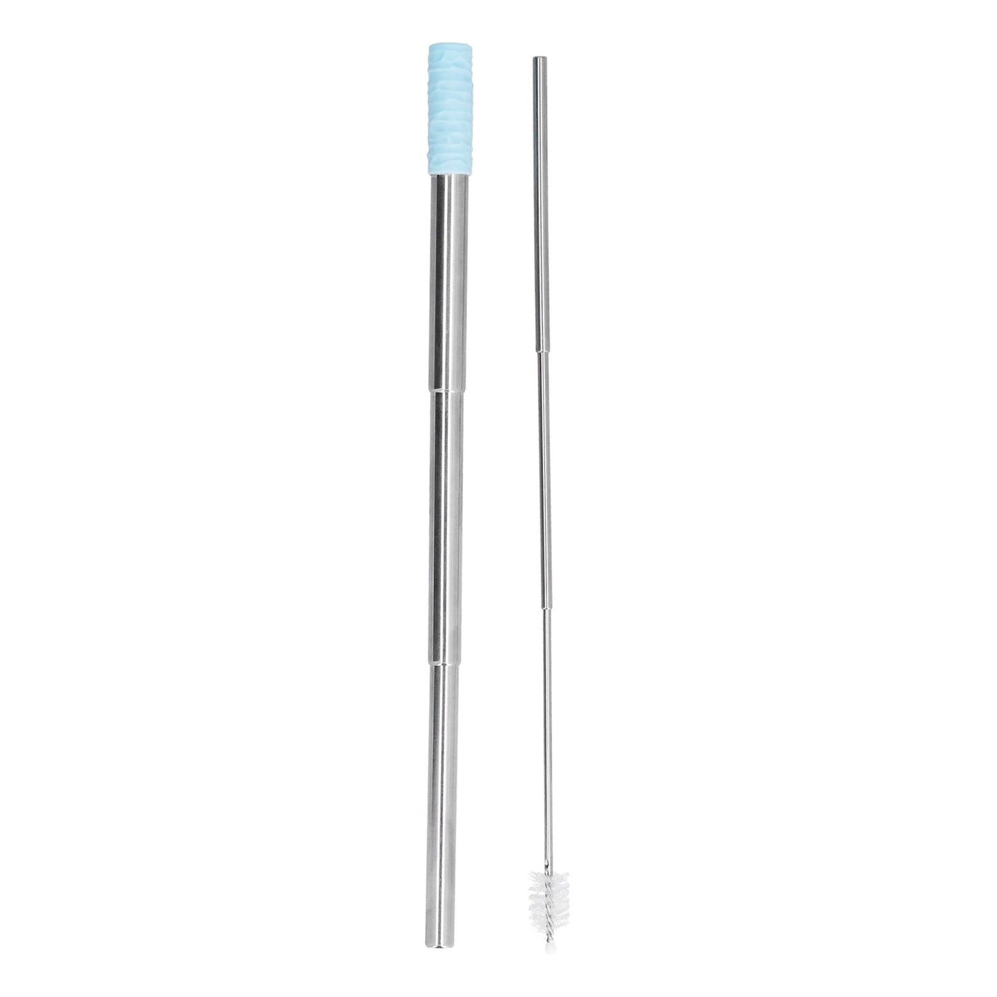 304 Stainless Steel Collapsible Straw Portable Foldable Drinking Straw Durable and Light for Coffee and V1294-YM0523-3118210279911