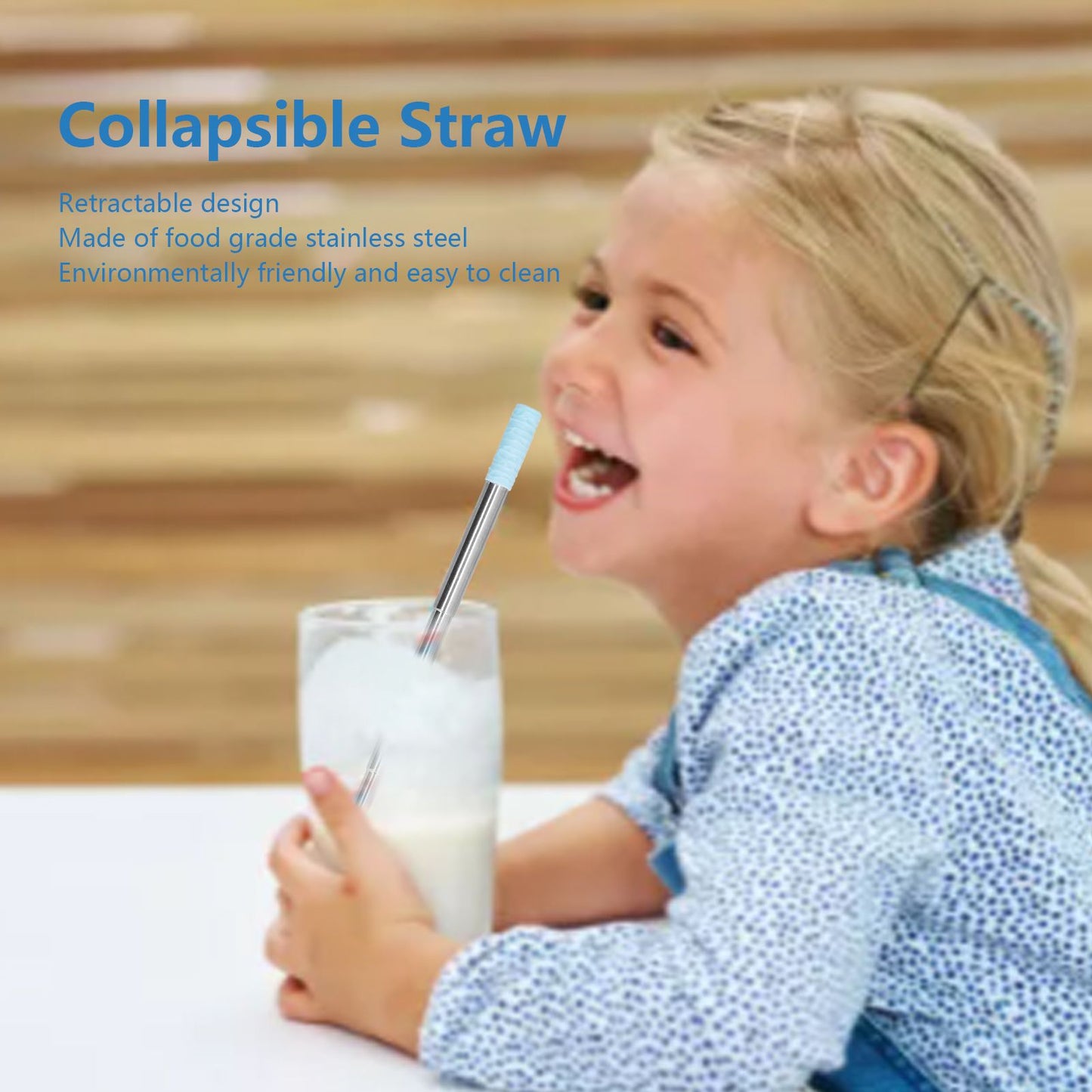 304 Stainless Steel Collapsible Straw Portable Foldable Drinking Straw Durable and Light for Coffee and V1294-YM0523-3118210279911