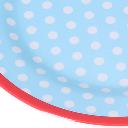 3 Piece Set of Salad Tableware Fruit Snack Plate Bowl and Cup Set Salad TablewareLight Blue Dots V1294-YM0523-3118210289912