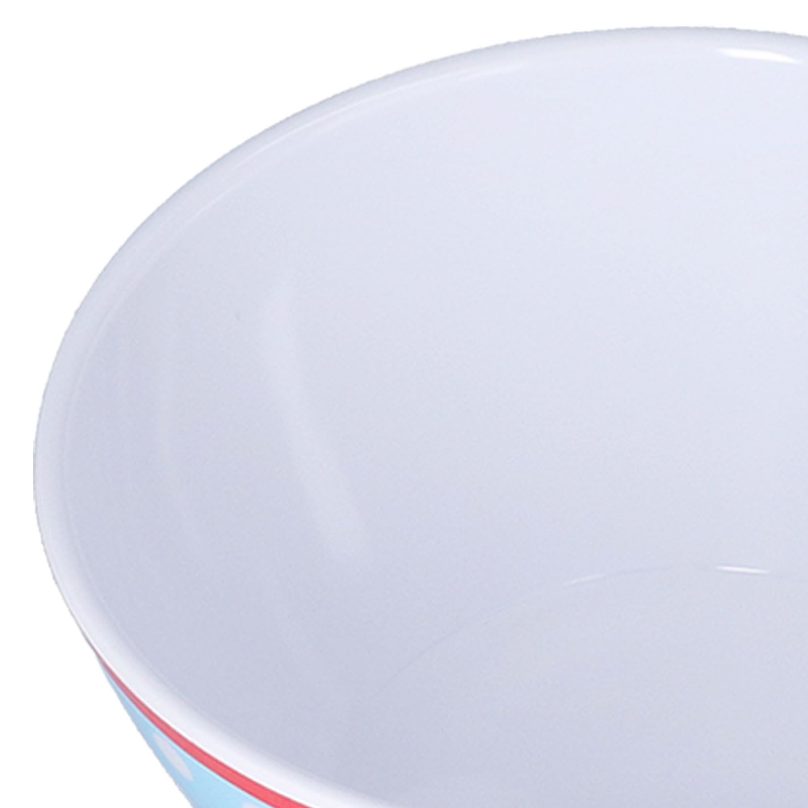 3 Piece Set of Salad Tableware Fruit Snack Plate Bowl and Cup Set Salad TablewareLight Blue Dots V1294-YM0523-3118210289912