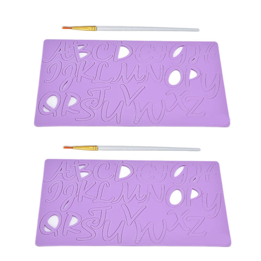 Letter Fondant Silicone Mold Alphabet A-Z Silicone Fondant Mould for Birthday Anniversary Cake Decorating V1294-YM0523-3118210290311