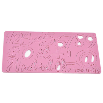 Fondant Cake Cartoon Digital Mould Die Cut Acrylic Cake Mould Baking Decoration Biscuit Stamping Tool V1294-YM0523-3118210290411