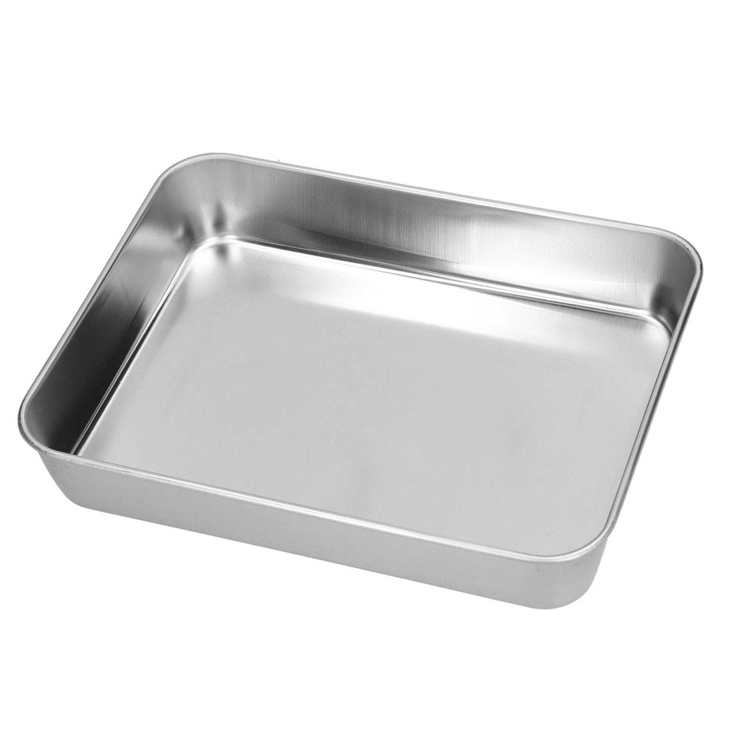 Roasting Pan and Rack Set Stainless Steel Easy Clean Rectangular Roaster with Rack for Cooking V1294-YM0523-3118210292711