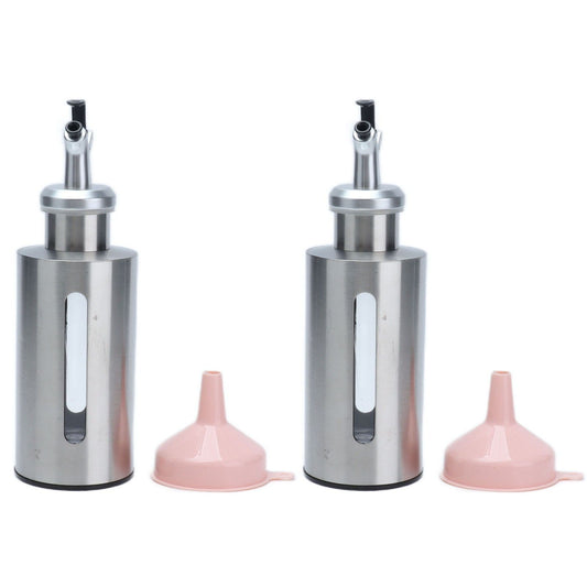 Oil Dispenser Bottle Stainless Steel Easy Refill and Cleaning Modern Olive Oil Dispenser for Vinegar V1294-YM0523-3118210294011