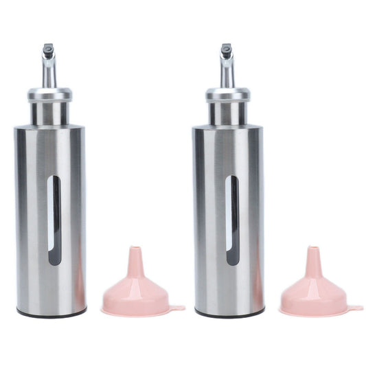 Oil Dispenser Bottle Stainless Steel Easy Refill and Cleaning Modern Olive Oil Dispenser for Vinegar V1294-YM0523-3118210294012