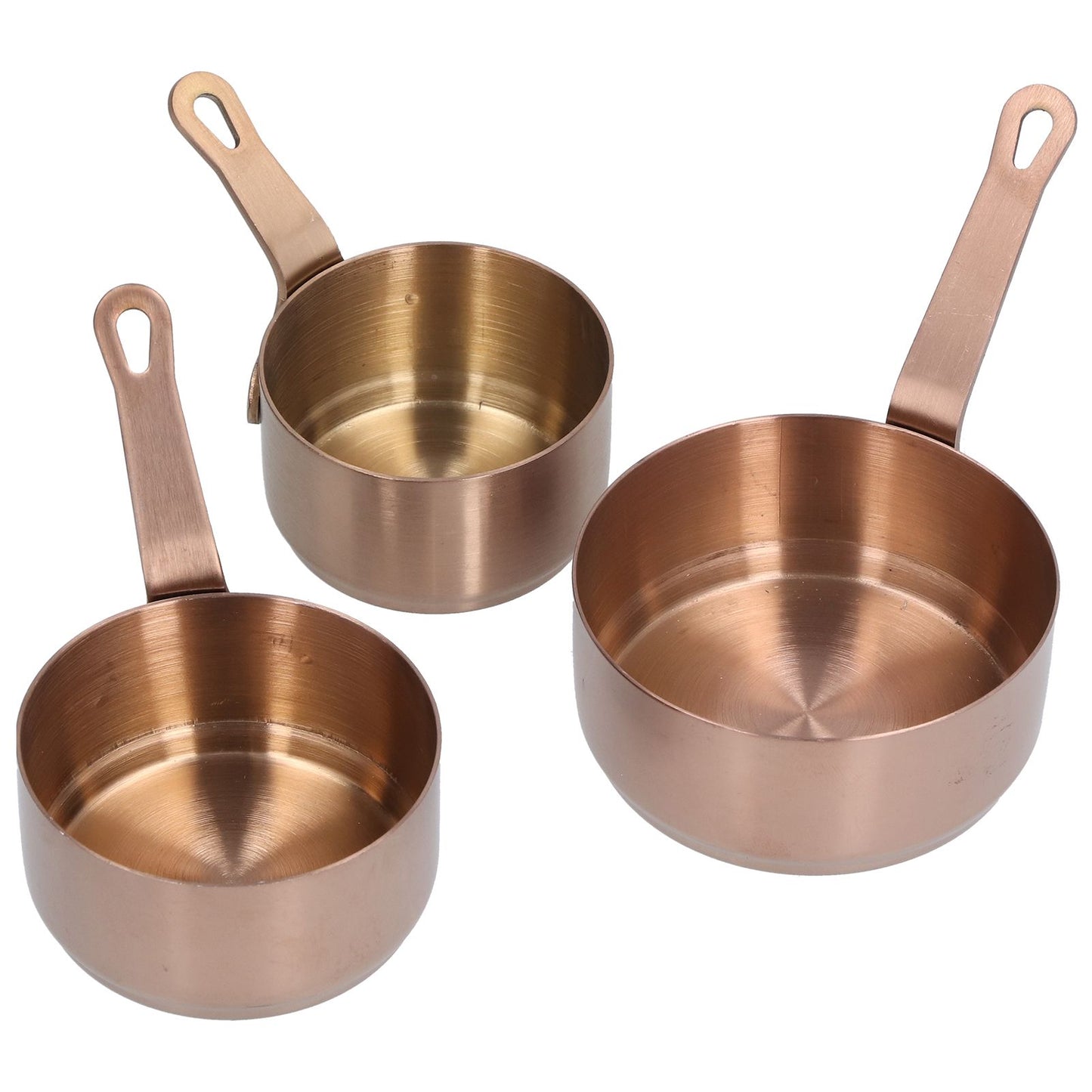 3pcs Sauce Cups Stainless Steel Sauce Dish with Handle for for Condiment Ketchup AppetizerRose Gold V1294-YM0523-3118210294112