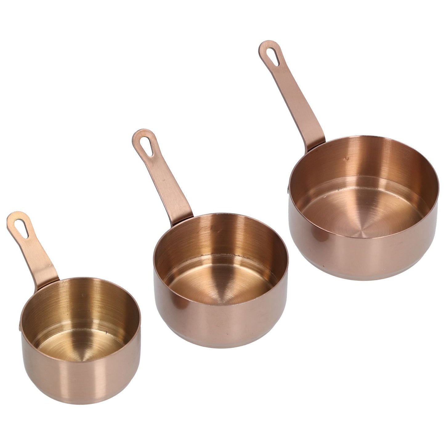 3pcs Sauce Cups Stainless Steel Sauce Dish with Handle for for Condiment Ketchup AppetizerRose Gold V1294-YM0523-3118210294112