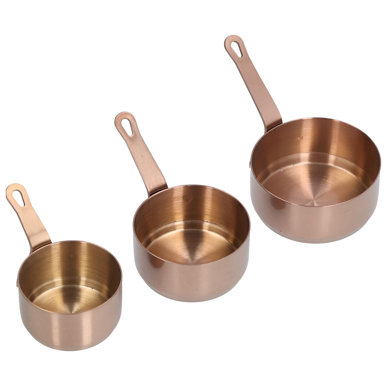 3pcs Sauce Cups Stainless Steel Sauce Dish with Handle for for Condiment Ketchup AppetizerRose Gold V1294-YM0523-3118210294112