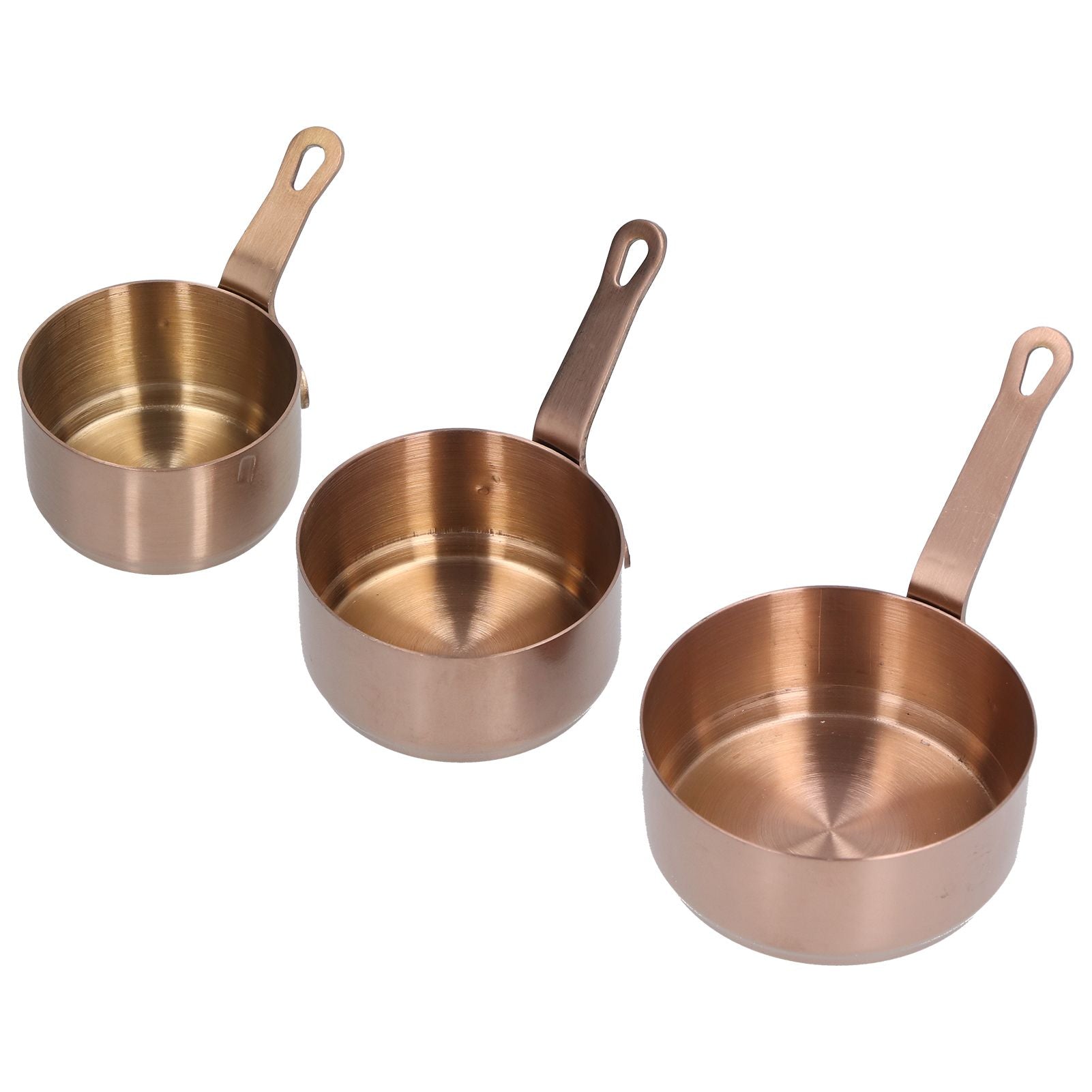 3pcs Sauce Cups Stainless Steel Sauce Dish with Handle for for Condiment Ketchup AppetizerRose Gold V1294-YM0523-3118210294112