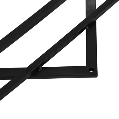 Wine Holder Exquisite Workmanship Double Structure Lightweight Wall Mounted Wine Bottle Rack V1294-YM0523-3118210295611
