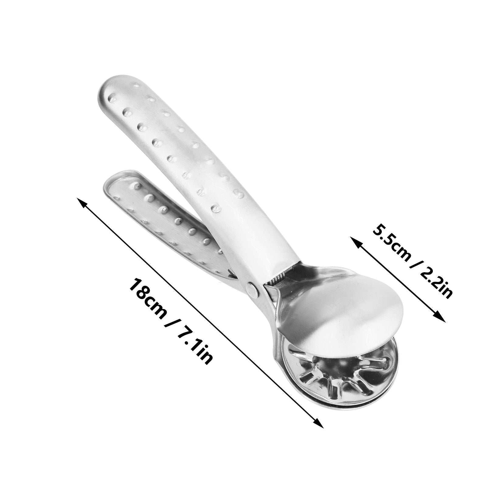 Stainless Steel Nutcracker Chestnut Clip Metal Multifunctional Nut Opener Plier for KitchenSilver V1294-YM0523-3118210297211