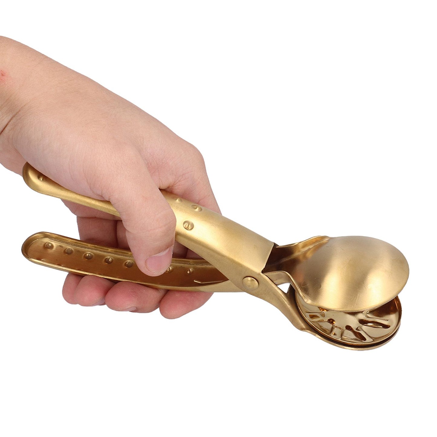 Stainless Steel Nutcracker Chestnut Clip Metal Multifunctional Nut Opener Plier for KitchenGold V1294-YM0523-3118210297212