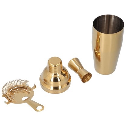 Cocktail Set Fashionable 750ml Stainless Steel Barware Tool Kit with Strainer Measure Cup Shaker for V1294-YM0523-3118210297312