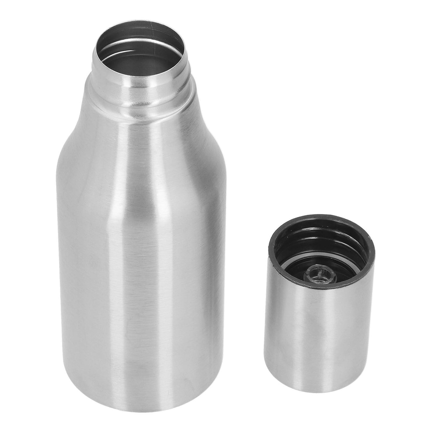 Stainless Steel Olive Oil Dispenser 500ML Leak Proof Dust Proof Kitchen Olive Oil DecanterSilver V1294-YM0523-3118210297411