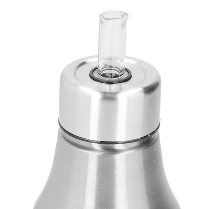 Stainless Steel Olive Oil Dispenser 500ML Leak Proof Dust Proof Kitchen Olive Oil DecanterSilver V1294-YM0523-3118210297411